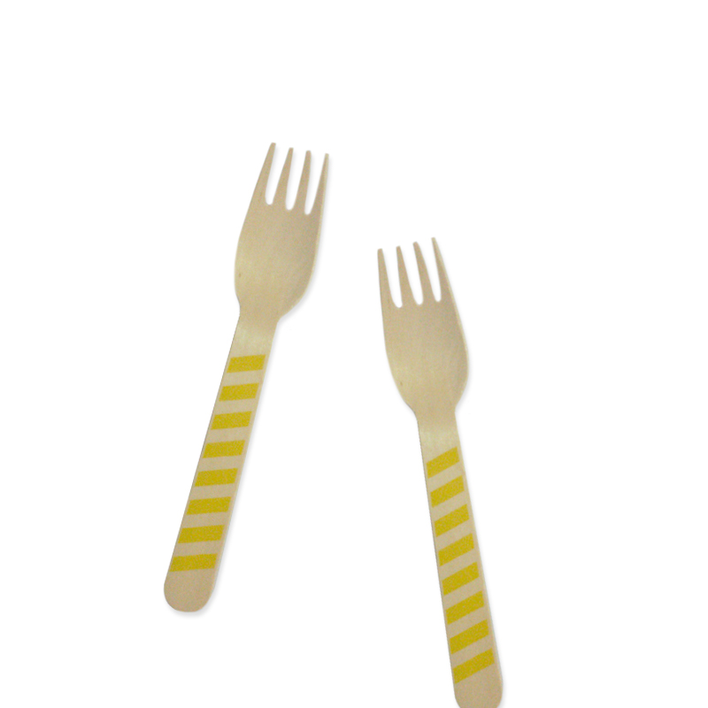 Fork - Stripe Yellow